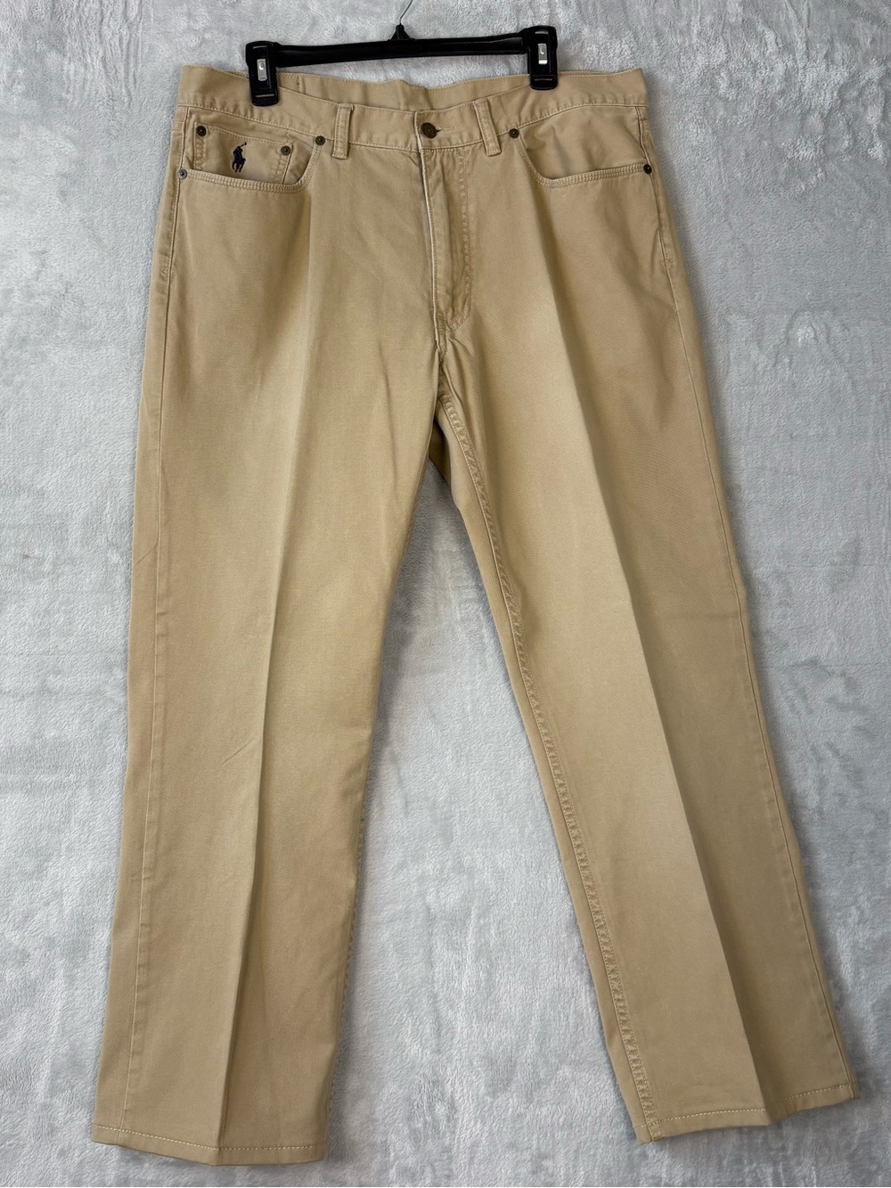 Polo Ralph Lauren 650 Straight Chino Pants Mens 36/32 (29) Authentic Dungarees